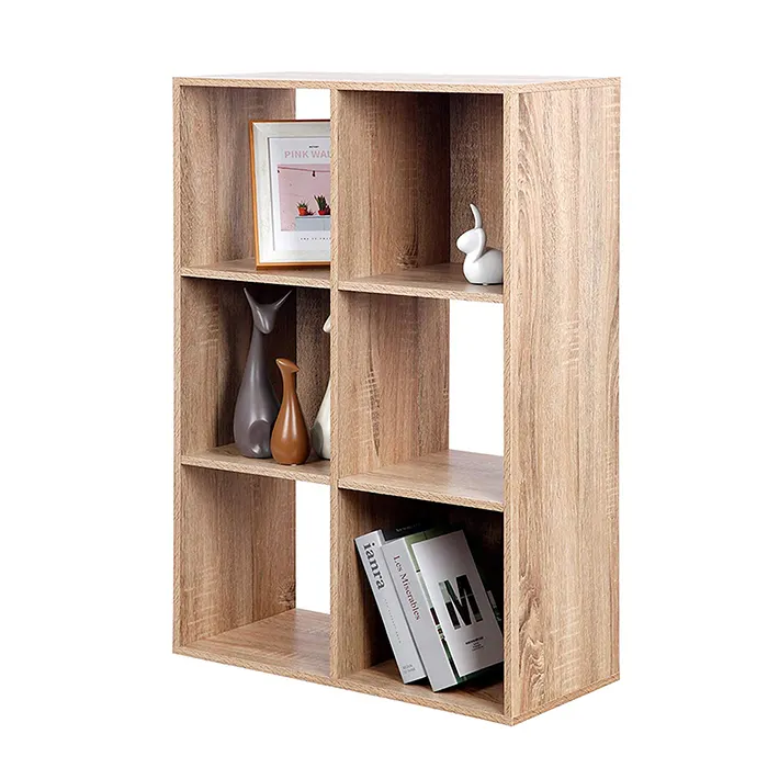 Holz 3-Regal Standard Bücherregal Stand Multifunktion ale Aufbewahrung vitrine