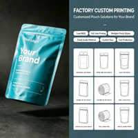 Sachets Doypack Imprimés Personnalisés Gratuits, Qualité Alimentaire, Anti-humidité, Écologiques pour Café, Aliments et Produits pour Animaux de Compagnie