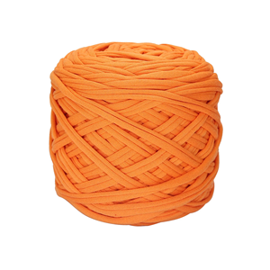 Hand-Crochet Storage Basket Stylish Knitting Material 100% Polyester T-Shirt Yarn Recycled Cotton with Fancy Dyed Pattern - Product Image 6