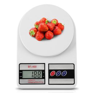 Báscula Digital de Cocina de Alta Calidad, 10 kg, Precisión de 1 g, Color Blanco, para Uso Doméstico, Báscula para Pesar Alimentos con EMC ROHS, Funciona con Batería - Product Image 1