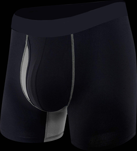 CELINNE Power Men <b>Boxer</b> Briefs Mid-Rise Breathable Spandex Polyester <b>Custom</b> Logo Waistband Comfortable <b>Boxer</b> Briefs Underwear - Product Image 3