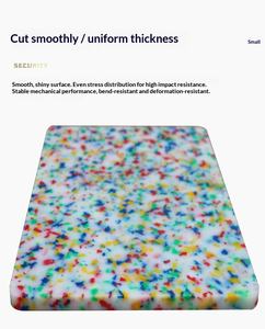 لوح تقطيع بلاستيكي مربع الشكل من مادة UHMWPE الملونة الصالحة للطعام، مصنوعة من مواد معاد تدويرها، بسعر الجملة من مصنع STR - Product Image 1