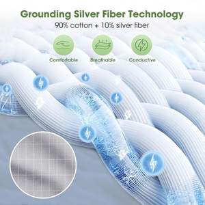 Soulager <span class=keywords><strong>la</strong></span> fatigue et améliorer <span class=keywords><strong>la</strong></span> mise à <span class=keywords><strong>la</strong></span> <span class=keywords><strong>terre</strong></span> du sommeil pour éliminer l'<span class=keywords><strong>électricité</strong></span> statique et prévenir <span class=keywords><strong>la</strong></span> fatigue Feuille <span class=keywords><strong>de</strong></span> mise à <span class=keywords><strong>la</strong></span> <span class=keywords><strong>terre</strong></span> - Product Image 4