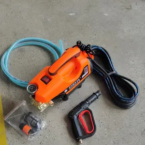 Mini nettoyeur haute pression électrique portable Jet d'eau haute pression Machine de lavage de voiture automatique avec moteur de composant de noyau de brosse automatique - Product Image 1