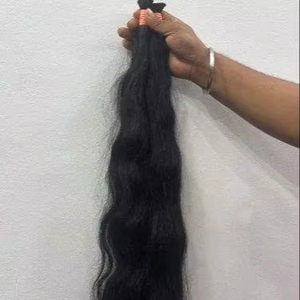 Extensiones de Cabello Humano Ondulado del Sur de la India, Cabello Natural de la Mejor Calidad, Colección a Precio de Mayoreo - Product Image 1