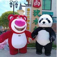 Costume de mascotte gonflable en peluche Xincheng, personnage de dessin animé populaire, ours, pour publicité de Noël, adultes, service OEM