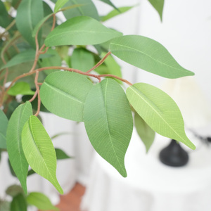 Nhân Tạo Lớn Ficus Cây 6ft Sàn Chậu Trang Trí Nội Thất Thực Tế <span class=keywords><strong>Banyan</strong></span> Cây Với Lụa Lá Cho Trong Nhà Nhà Văn Phòng Phòng Sảnh Trang Trí Nội Thất - Product Image 5