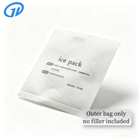 Sac extérieur pour poche de glace plate, résistant au froid et à l'humidité, en non-tissé thermoscellable, emballage vide personnalisé pour consommables de la chaîne du froid