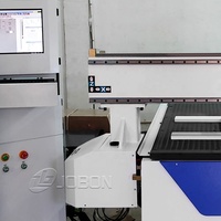 Machine de marquage laser pour sablage de miroir en verre 1325 Machine de gravure laser pour enlèvement de revêtement de miroir grand format 200W