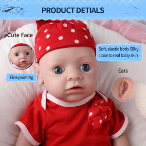 18 inç yumuşak vücut gerçekçi yenidoğan bebek bebek gerçek hayat yürümeye başlayan bebekler - Product Image 3