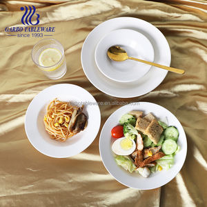 Vente en gros de vaisselle en porcelaine de 7 pouces pour hôtel et restaurant assiettes de cuisson à <span class=keywords><strong>pizza</strong></span> rondes blanches en céramique à <span class=keywords><strong>prix</strong></span> compétitif - Product Image 3