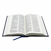Bible d'étude KJV à caractères géants personnalisée avec index à languettes, estampage à chaud doré, service d'impression couverture rigide sur carton/carton duplex