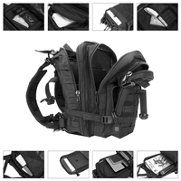 Sac à dos tactique pour la randonnée en plein air, les voyages, personnalisé, imperméable, durable, pour ordinateur portable, sacs d'école, vie quotidienne