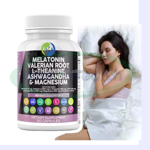 Ausreson OEM Todo en 1 Halal Melatonina Suplementos herbales relajantes 10mg 200mg Magnesio Ayuda a dormir Necesita cápsulas de melatonina - Product Image 1