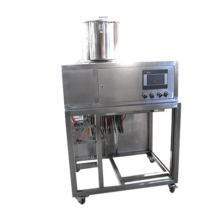 PLC-Kiểm soát điền công suất 50-1000 ml duy nhất giặt chất tẩy rửa và Lê nước trái cây tự động Bìa vít đóng nắp mling máy