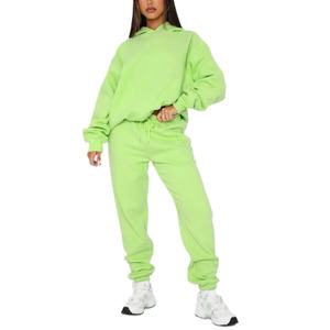 Casual Fall Winter Tracksuit <b>Sets</b> Thick Warm Fleece <b>Joggers</b> Women <b>Matching</b> Outfits Hoodies Track Suit Women - Product Image 1