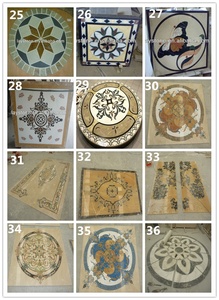 Tinh Tế Mô Hình Nội Thất Bằng Đá Cẩm Thạch Hoa Thiết Kế Gạch Lát Sàn Khảm Cho Hội Trường Sàn Trang Trí Nội Thất Trang Trí Nội Thất - Product Image 6