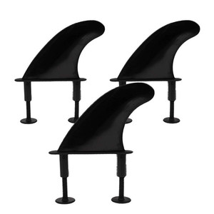 Ensemble de ailerons de surf en plastique, ajustement universel pour planches à pagaie, utilisation sur les lacs et les rivières - Product Image 4