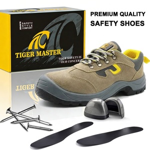 Chaussures <span class=keywords><strong>de</strong></span> sécurité en daim Tiger Master, économiques, avec embout en acier, anti-perforation, antidérapantes, semelle en PU résistante à l'huile pour homme - Product Image 3
