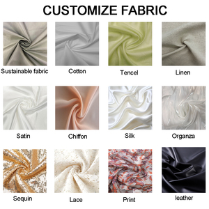 Elegante da <span class=keywords><strong>donna</strong></span> elegante abito da sera con paillettes stile dolce con girovita naturale tinta unita e lavabile di fabbrica - Product Image 5