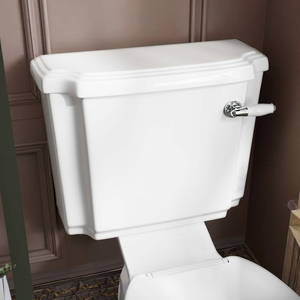 Ensemble de toilettes en céramique traditionnelles Jamban à double chasse, deux pièces, avec vidange horizontale, montage au sol, pour salle de bain domestique - Product Image 4