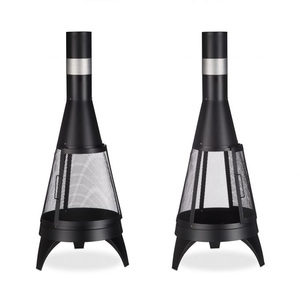 Chimeneas de Jardín de Acero al Carbono, Fáciles de Montar, para Exteriores, <span class=keywords><strong>Chimenea</strong></span> Grande para Leños - Product Image 5