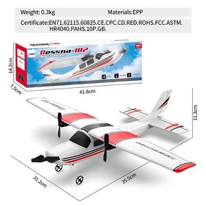 Divertido Avión Eléctrico <span class=keywords><strong>RC</strong></span> de Espuma EPP <span class=keywords><strong>Cessna</strong></span> <span class=keywords><strong>182</strong></span> de 2.4GHz y 2 Canales, Modelo de Avión <span class=keywords><strong>RC</strong></span> con Control Remoto - Product Image 4
