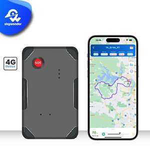 Dispositivo <span class=keywords><strong>GPS</strong></span> GLONASS 4G Inalámbrico e Impermeable SKYWONDER W07, Batería de Larga Duración (48-96H), Compatible con Pantalla en Tiempo Real, Magnético - Product Image 2