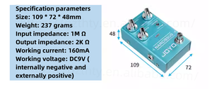 JOYO R-22 NARCSISUS Circuit semi-analogique Pédale chorale Dispositif à effet de bloc unique - Product Image 6