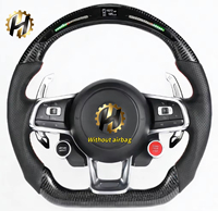 Volant en fibre de carbone pour Volkswagen Polo gti Scirocco GTS GTE GLI R-Line Golf 6 Mk4 Mk5 Mk7 GTD CC Polo Jetta Passat