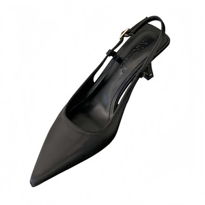 Escarpins minimalistes pour femmes, à bout pointu, talons aiguilles fins, à bride arrière, avec boucle, pour le bureau et les mariages - Product Image 6