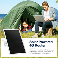 LCLCTEK inalámbrico Internet Hotspot batería Solar 4G LTE Wifi enrutador tarjeta Sim al aire libre Solar WIFI enrutador para cámara de seguridad