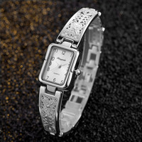 Montres-bracelets de luxe de marque supérieure en or et argent, à quartz, avec bracelet en métal, pour femmes, élégantes, cadeau pour dames, Reloj Mujer