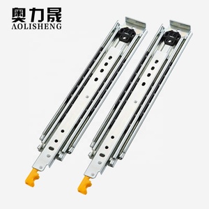 Trois Fois Partiellement Ouvert Roulement À Billes Pleine Traction 76mm Largeur Industrielle Robuste Tiroir Glissière Avec Verrouillage - Product Image 1