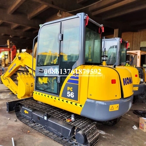 Mini Excavadora Usada de 6 Toneladas en Venta por Propietario, Excavadora Komatsu PC56 de Segunda Mano, Motor Modelo 2015, Informe Incluido - Product Image 3