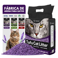 Litière pour chaton écologique de haute qualité, litière pour chat tofu hautement absorbante Expédition en 48 heures