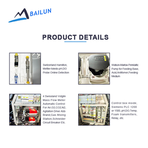 Suspension Bioreactor 5L 10L Glass Stirred Tank for Suspension Cell Culture with Price & PLC <b>Control</b> - Product Image 2