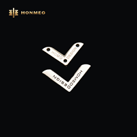 HONMEO OEM ODM Étiquette métallique personnalisée en alliage de zinc pour vêtements, jeans, chaussures et sacs, avec logo