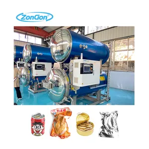 Mesin pensteril makanan industri autoklaf/retort untuk kantong vakum pensteril autoklaf