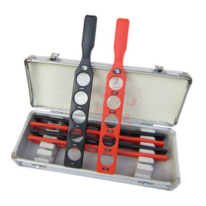 Optometry Lens Box 6 Rows 30 Lenses For Myopia And Farsightedness Refractive Eye Exam 500 Diopters Manual Operation - Product Image 2