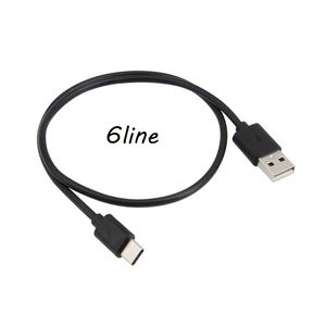 1pcs 6line Fast Charging <b>Type</b> <b>C</b> to USB A SK PL Europe Data <b>Cable</b> Android Phone - Product Image 1