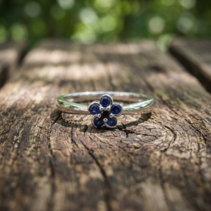 Fine Jewelry 2024 Latest Luxury Design 18K Real Gold Wedding <b>Rings</b> Blue Sapphire <b>Rings</b> Jewelry Women - Product Image 2