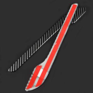 Oferta Especial: Adhesivos Decorativos de Fibra de Carbono para Manijas de Puerta, Repuestos para Tesla Model 3, Accesorios Interiores para Auto - Product Image 6