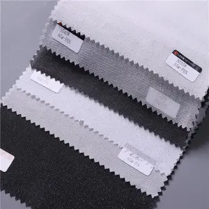 PES + PA Hỗn Hợp Thành Phần Fusing Tricot Dệt Kim Dệt Interlining