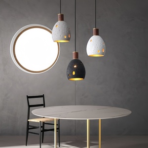 Simple Moderne <span class=keywords><strong>Vintage</strong></span> E27 Montage Cuisine Îlot Suspension Lumière Intérieur WabiSabi Chevet Déco Petit Lustre Suspension - Product Image 2