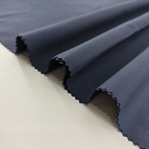 Tela de algodón twill azul marino sólido, suave, resistente a las arrugas, tejido para prendas de vestir, uniformes, textiles para el hogar, venta al por mayor. - Product Image 5