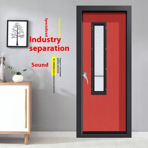 Puerta de vidrio insonorizada de acero para sala de piano de estudio KTV Bar moderna excelente para grabar entornos silenciosos supermercados hoteles - Product Image 2