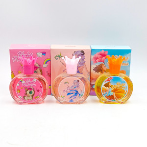La migliore vendita all'ingrosso 50ml cartone animato creativo profumo per <span class=keywords><strong>bambini</strong></span>, carino e di lunga durata frutta profumata Spray - Product Image 1