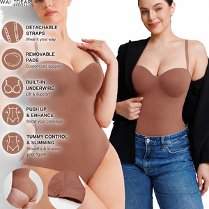 En gros Body sculptant de mariée personnalisé pour femme grande taille, effet ventre plat et rehaussement des fesses, <span class=keywords><strong>sous</strong></span> <span class=keywords><strong>robe</strong></span> - Product Image 1