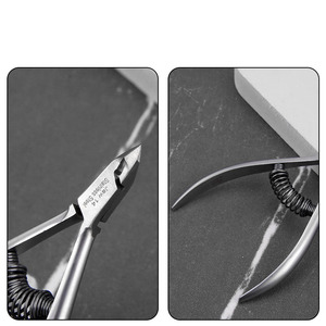 Professional Stainless Steel Spring Nail Clipper <strong>Cutter</strong> Cuticle Nippers <strong>Cutticle</strong> Plier - Product Image 4